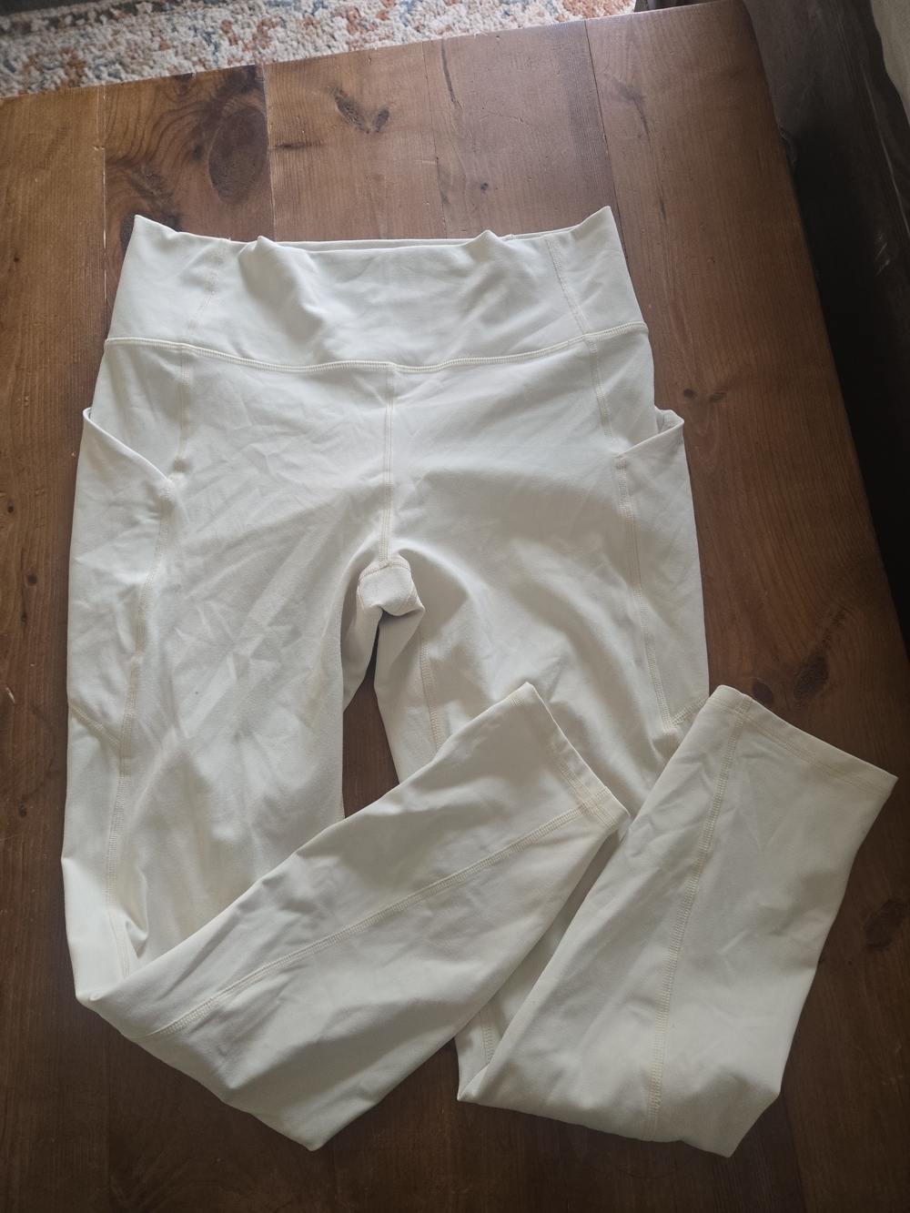 Fabletics PureLuxe Cream Athletic Leggings